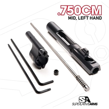 Picture of Superlative Arms Llc AR-15 ADJ PISTON SYSTEM W/CLAMPON .750'' GAS BLOCK MID LH SABO-PS-LFD-M750CM