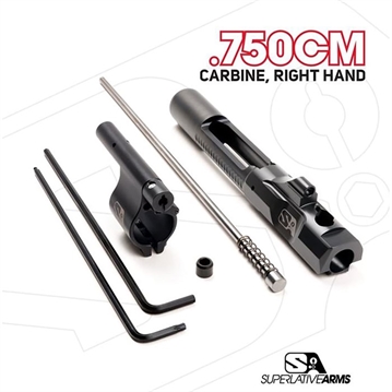 Picture of Superlative Arms Llc AR-15 ADJ PISTON SYSTEM W/CLAMPON .750'' GAS BLOCK CARBINE RH SABO-PS-RFD-C750CM