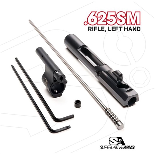 Picture of Superlative Arms Llc AR-15 ADJ PISTON SYSTEM W/SOLID .625'' GAS BLOCK RIFLE LH SABO-PS-LFD-R625SM