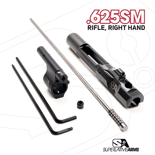 Picture of Superlative Arms Llc AR-15 ADJ PISTON SYSTEM W/SOLID .625'' GAS BLOCK RIFLE RH SABO-PS-RFD-R625SM
