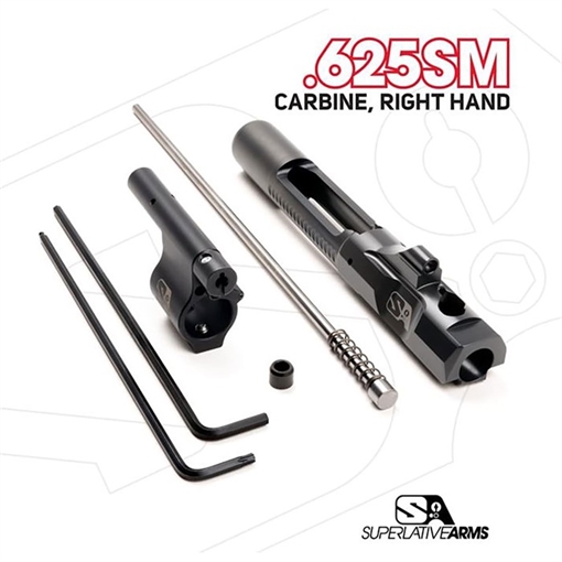 Picture of Superlative Arms Llc AR-15 ADJ PISTON SYSTEM W/SOLID .625'' GAS BLOCK CARBINE RH SABO-PS-RFD-C625SM