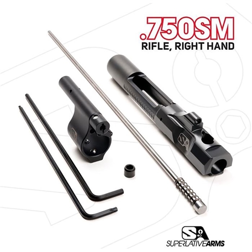 Picture of Superlative Arms AR-15 ADJ PISTON SYSTEM W/SOLID .750'' GAS BLOCK RIFLE RH SABO-PS-RFD-R750SM