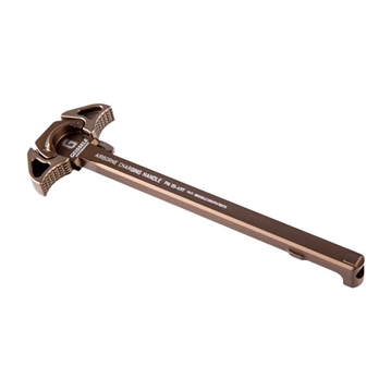 Picture of Geissele Automatics Airborne Charging Handle, Low Profile Lever Design, 7075-T6 Aluminum, Ambidextrous, Desert Dirt Color Finish, Fits AR 15, Product Finishes, Shade Variations and Other Imperfections Are Normal Due to the Manufacturing Process 05-497S