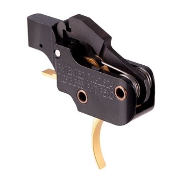 Picture of American Trigger Corporation AR GOLD CURVED TRIGGER ADJUSTIBLE NONE