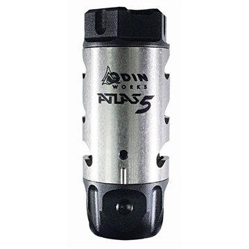 Picture of Odin Works Inc. AR-15 ATLAS 5 COMPENSATOR 22 CALIBER 1/2-28 SS SILVER MB- ATLAS-5