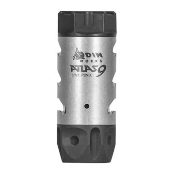 Picture of Odin Works Inc. AR-15 ATLAS COMPENSATOR 9MM 1/2''-28 BLACK NITRIDE SS MB-ATLAS-9-28