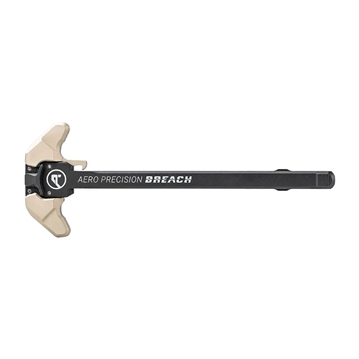 Picture of Aero Precision BREACH CHARGING HANDLE AMBI SMALL LEVERS FOR AR-15 BLK/TAN APRA700120C