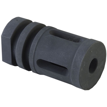 Picture of Cavalry Manufacturing. CAV COMP 22 CALIBER 1/2-28 STEEL BLACK NONE