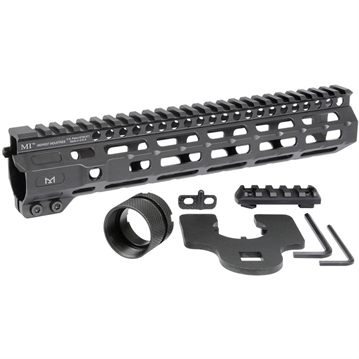Picture of Midwest Industries Combat Rail M-LOK Handguard, Fits AR-15 Rifles, 10.5", Wrench Included, Black MI-CRM10.5 MICRM105