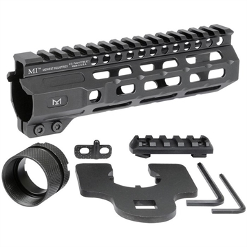 Picture of Midwest Industries Combat Rail M-LOK, Handguard, Fits AR-15 Rifles, 7" Wrench Included, Black MI-CRM7