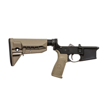 Picture of Bravo Company COMPLETE LOWER RECEIVER W/ SOPMOD STOCK FDE LRGSTKMOD0SPMDF