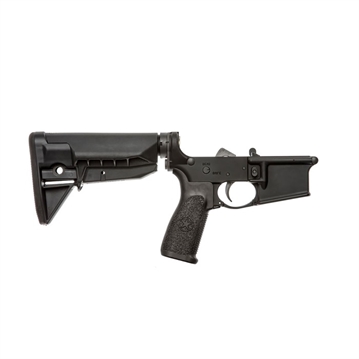 Picture of Bravo Company BCM, Semi-automatic, Complete Lower Receiver, 223 Remington, Black, BCM SOPMOD LRG-STK-MOD-0-SPMD-BLK