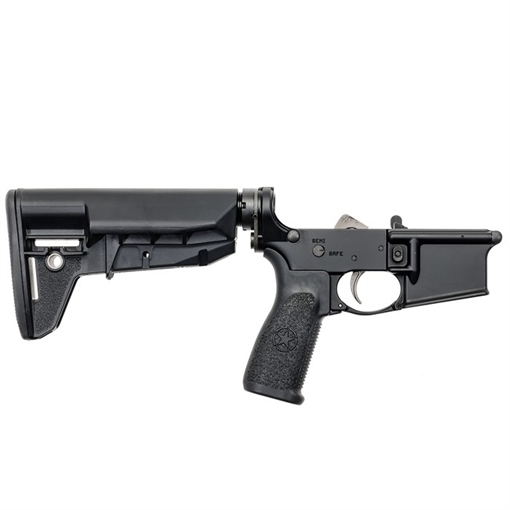 Picture of Bravo Company COMPLETE WIDEBODY LOWER RECEIVER WITH MOD-2-SOPMOD STOCK BLK LRG-STK-MOD-2-SPMD-BLK