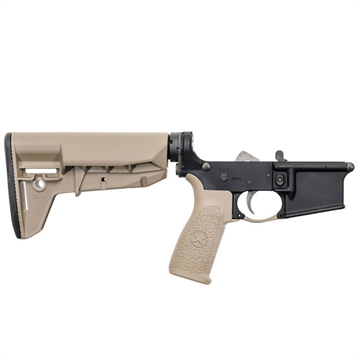 Picture of Bravo Company COMPLETE WIDEBODY LOWER RECEIVER WITH MOD-2-SOPMOD STOCK FDE LRG-STK-MOD-2-SPMD-FDE