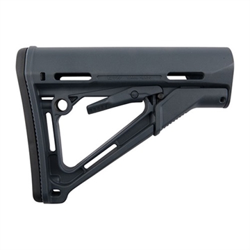 Picture of Magpul MAG310-GRY CTR Carbine Stock Stealth Gray Synthetic for AR-15, M16, M4 with Mil-Spec Tube (Tube Not Included) MAG310GRY