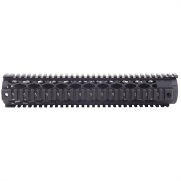Picture of Yankee Hill Machine Co Black Diamond Series Forearm, 12.6" Rifle Length, Fits AR-15, Black Finish YHM-9635-DX