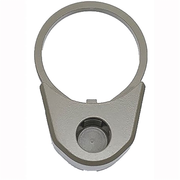 Picture of Forward Controls Design END PLATE W/ 3-QD SLING SWIVEL SOCKETS FDE CERAKOTE ESF-H, 4140, FDE