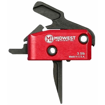 Picture of Midwest Industries AR-15 ENHANCED FLAT TRIGGER 3.5LB SINGLE STAGE DROP-IN BLK MI-TRIGGER-F