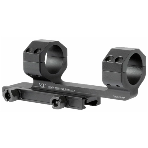 Picture of Midwest Industries AR-15 G2 30MM SCOPE MOUNT 20 MOA BLACK MI-SM30G2-20MOA