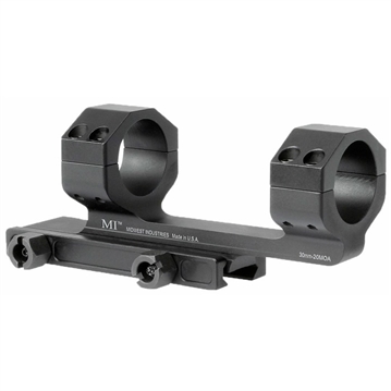 Picture of Midwest Industries AR-15 G2 30MM SCOPE MOUNT 20 MOA BLACK MI-SM30G2-20MOA