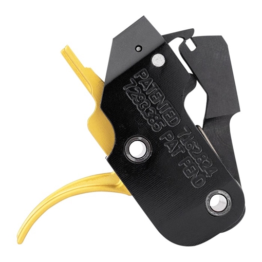 Picture of American Trigger Corporation AR-15 GOLD TRIGGER FIXED CURVED 5.56MM ARGOLD-FXD