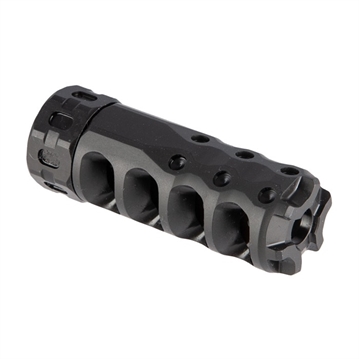 Picture of Precision Armament AR-15 HYPERTAP MUZZLE BRAKE .264/6.5MM, 5/8-24 BLACK A04624