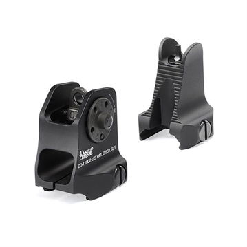 Picture of Daniel Defense  AR-15 Iron Sight Set Black Hardcoat Anodized Fixed Front & Rear Sight  19-088-09116