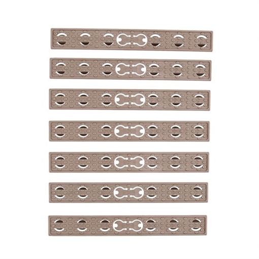 Picture of Knights Armament FLAT PANEL COVER KEYMOD POLYMER FLAT DARK EARTH 5.5'' 31190-FDE