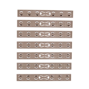 Picture of Knights Armament FLAT PANEL COVER KEYMOD POLYMER FLAT DARK EARTH 5.5'' 31190-FDE