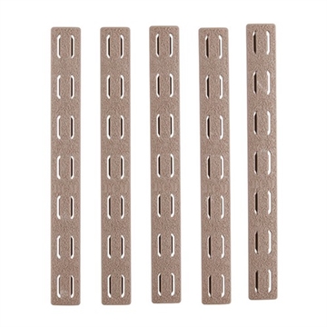 Picture of Bravo Company RAIL PANEL KIT 5-PACK KEYMOD RUBBER FLAT DARK EARTH 5.5'' BCM-KMR-RP-FDE-5
