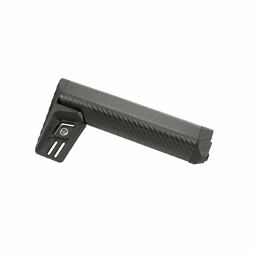 Picture of Lancer Systems LANCER ROUND CARBON FIBER STOCK FIXED A2 LENGTH BLACK LCS-A2-R
