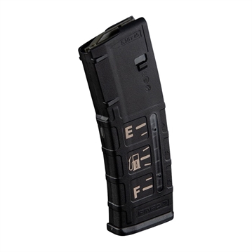 Picture of Brownells AR-15 223/5.56 30RD POLYMER MAGAZINE, BLACK, FUEL LEVEL NONE