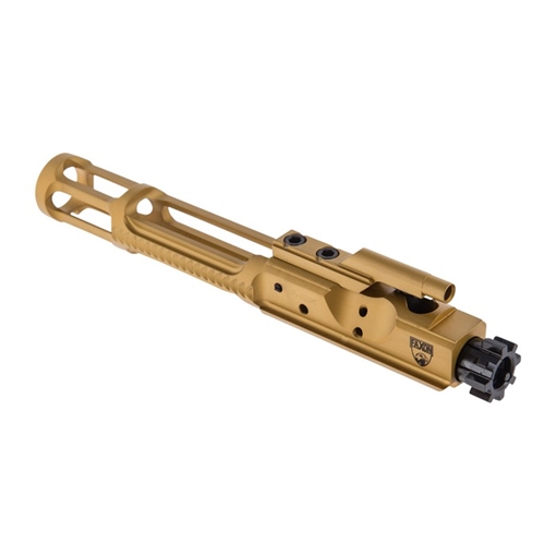 Picture of Faxon Firearms FF556BCGCNITRIDELWTIN Gunner 5.56 NATO Nitride Full Auto Gold FF556BCGCNITRIDELWTIN FF556BCGCNITRIDE-LW-TiN