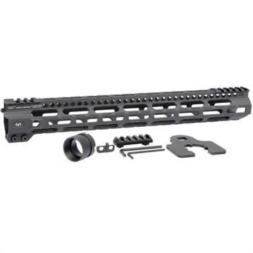 Picture of Midwest Industries Combat Rail Light Weight M-LOK Handguard, Fits AR-15 Rifles, 15" Free Float Handguard, Wrench and Mounting Hardware Included, 5-Slot Polymer M-LOK Rail included, Black MI-CRLW15 MICRLW15