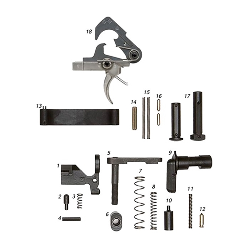 Picture of Alg Defense AR-15 LOWER PARTS KIT W/ ACT TRIGGER 16-003