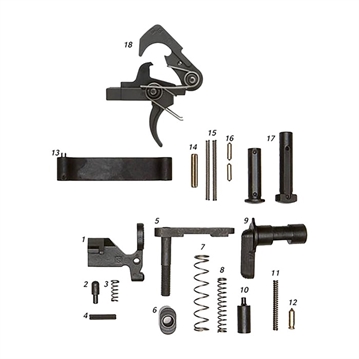 Picture of Alg Defense AR-15 LOWER PARTS KIT W/ QMS TRIGGER 16-001