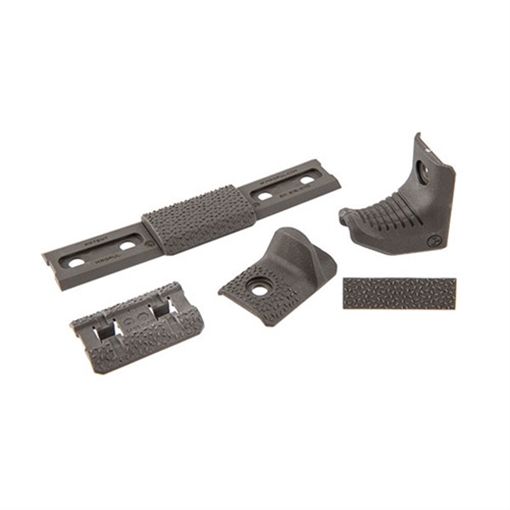 Picture of Magpul Industries M-LOK Hand Stop Kit, Includes one M-LOK Hand Stop, one M-LOK Index Panel, and one M-LOK Rail Cover Type 2, Olive Drab Green MAG608-ODG MAG608ODG