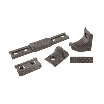 Picture of Magpul Industries M-LOK Hand Stop Kit, Includes one M-LOK Hand Stop, one M-LOK Index Panel, and one M-LOK Rail Cover Type 2, Olive Drab Green MAG608-ODG MAG608ODG