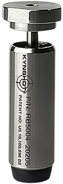 Picture of KynSHOT Shorty Hydraulic Recoil Buffer, Fits AR-10 with Mil-Spec Style Carbine Buffer Tube (Internal Depth 7"), Stainless Steel Construction, Silver RB5004