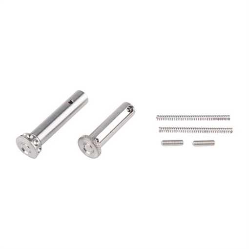 Picture of Battle Arms Development Enhanced Pin Set Kit, For AR Rifles, Includes BAD-ETP-TI, BAD-EPP-TI, 2 KNS Detents, and 2 Springs, Titanium Finish BAD-EPS-TI