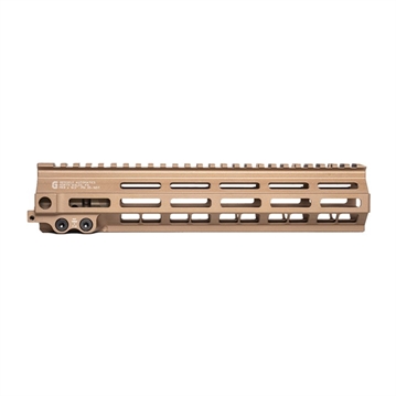 Picture of Geissele Automatics MK8, Super Modular Rail, Handguard, 10.5", M-LOK, Barrel Nut Wrench Sold Separately (GEI-02-243), Gas Block Not Included, Desert Dirt Color, Product Finishes, Shade Variations and Other Imperfections Are Normal Due to the Manufacturing Process 05-1657S