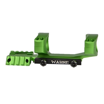 Picture of Warne Mfg. Company 34MM ULTRA HIGH (1.435'') 0 MOA MOUNT, GREEN RAMP34Z
