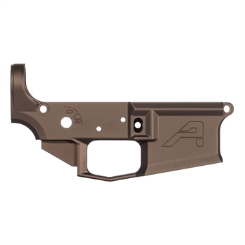 Picture of Aero Precision M4E1, Semi-automatic, Stripped Lower Receiver, 223 Remington/556NATO, Anodized Finish, Kodiak Brown APAR600025C