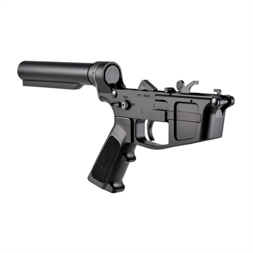 Picture of Foxtrot Mike Products AR-15 MIKE-45 COMPLETE BILLET RIFLE LOWER RECEIVER MIKE45B-LR-LC
