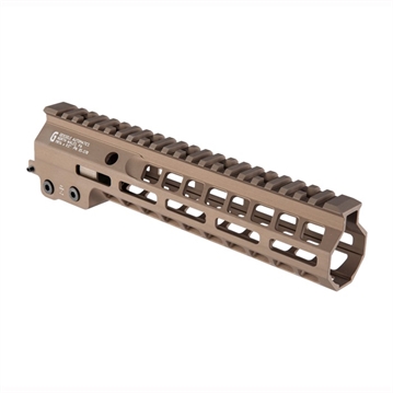 Picture of Geissele Automatics MK14, Super Modular Rail, Handguard, 9.3", M-LOK, Barrel Nut Wrench Sold Separately (GEI-02-243), Gas Block Not Included, Desert Dirt Color, Product Finishes, Shade Variations and Other Imperfections Are Normal Due to the Manufacturing Process 05-578S
