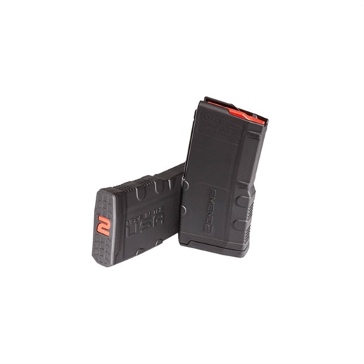 Picture of AMEND2 M2 5.56MM 20RD AR15 WITH RED FOLLOWER BLACK POLYMER MAGAZINE ( 50 PER CASE ) 556BLK20M2 556MOD2BLK20