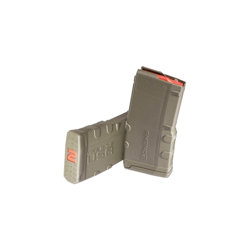 Picture of AMEND2 M2 5.56MM 20RD AR15 WITH RED FOLLOWER OD GREEN POLYMER MAGAZINE ( 50 PER CASE ) 556ODG20M2 556MOD2ODG20