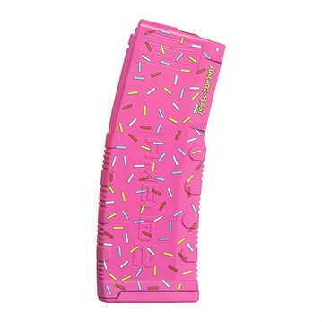 Picture of Amend2 Sprinkle Magazine, 223 Remington/556NATO, 30 Rounds, Fits AR-15 Rifles, Polymer, Pink AM556SPRINKLE30