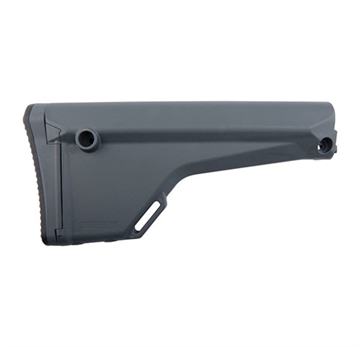 Picture of Magpul MAG404-GRY MOE Rifle Stock Fixed Black Synthetic for AR-15, M16, M4 MAG404GRY