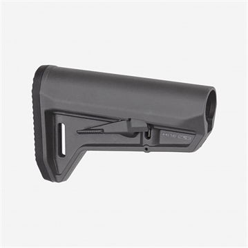 Picture of Magpul MAG626-GRY MOE SL-K Carbine Stock Stealth Gray Synthetic for AR-15, M16, M4 with Mil-Spec Tube (Tube Not Included) MAG626GRY